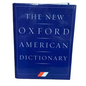 Vintage 2001 The New Oxford American Dictionary Hardback Book